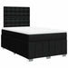 Pat box spring cu saltea, negru, 120x190 cm, catifea - WALTI WALTI