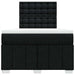 Pat box spring cu saltea, negru, 120x190 cm, catifea - WALTI WALTI