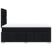 Pat box spring cu saltea, negru, 120x190 cm, catifea - WALTI WALTI