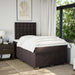 Pat box spring cu saltea, maro închis, 120x190 cm, textil - WALTI WALTI