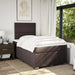 Pat box spring cu saltea, maro închis, 120x200 cm, textil - WALTI WALTI
