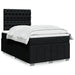 Pat box spring cu saltea, negru, 120x200 cm, textil - WALTI WALTI