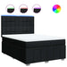 Pat box spring cu saltea, negru, 140x200 cm, textil - WALTI WALTI