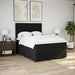 Pat box spring cu saltea, negru, 140x200 cm, textil - WALTI WALTI