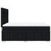 Pat box spring cu saltea, negru, 140x200 cm, textil - WALTI WALTI