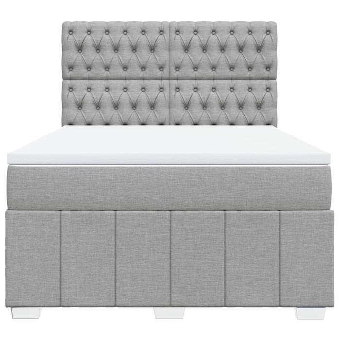 Pat continental, gri deschis, 140x200 cm, material textil - WALTI WALTI