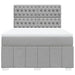 Pat continental, gri deschis, 140x200 cm, material textil - WALTI WALTI