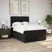 Pat box spring cu saltea, negru, 140x200 cm, textil - WALTI WALTI