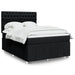 Pat box spring cu saltea, negru, 140x200 cm, textil - WALTI WALTI