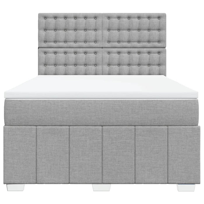 Pat continental, gri deschis, 140x200 cm, material textil - WALTI WALTI