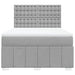Pat continental, gri deschis, 140x200 cm, material textil - WALTI WALTI