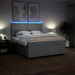 Pat continental, gri deschis, 180x200 cm, material textil - WALTI WALTI