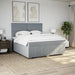Pat continental, gri deschis, 180x200 cm, material textil - WALTI WALTI