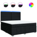 Pat box spring cu saltea, negru, 180x200 cm, catifea - WALTI WALTI