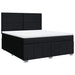 Pat box spring cu saltea, negru, 180x200 cm, catifea - WALTI WALTI