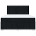 Pat box spring cu saltea, negru, 180x200 cm, catifea - WALTI WALTI
