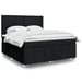 Pat box spring cu saltea, negru, 180x200 cm, catifea - WALTI WALTI