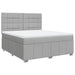 Pat continental, gri deschis, 180x200 cm, material textil - WALTI WALTI