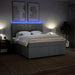 Pat continental, gri deschis, 180x200 cm, material textil - WALTI WALTI