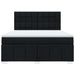 Pat box spring cu saltea, negru, 180x200 cm, catifea - WALTI WALTI