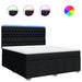 Pat box spring cu saltea, negru, 180x200 cm, catifea - WALTI WALTI