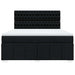 Pat box spring cu saltea, negru, 180x200 cm, catifea - WALTI WALTI