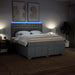 Pat continental, gri deschis, 180x200 cm, material textil - WALTI WALTI