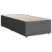 Pat box spring cu saltea, gri închis, 80x200 cm, textil - WALTI WALTI