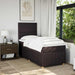 Pat box spring cu saltea, maro închis, 90x190 cm, textil - WALTI WALTI