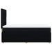 Pat box spring cu saltea, negru, 90x190 cm, textil - WALTI WALTI