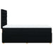 Pat box spring cu saltea, negru, 90x190 cm, textil - WALTI WALTI