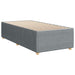 Pat box spring cu saltea, gri deschis, 90x200 cm, textil - WALTI WALTI