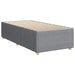 Pat box spring cu saltea, gri deschis, 90x200 cm, textil - WALTI WALTI