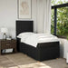 Pat box spring cu saltea, negru, 100x200 cm, textil - WALTI WALTI