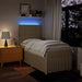 Pat box spring cu saltea, crem, 100x200 cm, textil - WALTI WALTI
