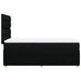 Pat box spring cu saltea, negru, 100x200 cm, textil - WALTI WALTI