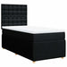 Pat box spring cu saltea, negru, 100x200 cm, textil - WALTI WALTI