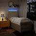 Pat box spring cu saltea, crem, 100x200 cm, textil - WALTI WALTI