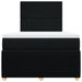 Pat box spring cu saltea, negru, 120x190 cm, catifea - WALTI WALTI