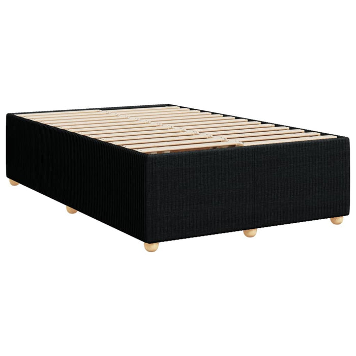 Pat box spring cu saltea, negru, 120x190 cm, catifea - WALTI WALTI