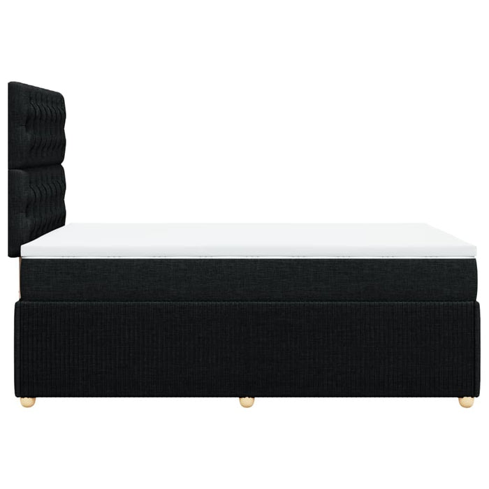 Pat box spring cu saltea, negru, 120x190 cm, catifea - WALTI WALTI