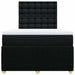 Pat box spring cu saltea, negru, 120x190 cm, catifea - WALTI WALTI