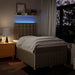 Pat continental cu saltea, crem, 120x190 cm, textil - WALTI WALTI
