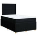 Pat box spring cu saltea, negru, 120x200 cm, textil - WALTI WALTI