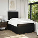 Pat box spring cu saltea, negru, 120x200 cm, textil - WALTI WALTI