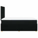 Pat box spring cu saltea, negru, 120x200 cm, textil - WALTI WALTI