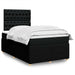 Pat box spring cu saltea, negru, 120x200 cm, textil - WALTI WALTI