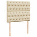Pat box spring cu saltea, crem, 120x200 cm, textil - WALTI WALTI