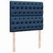 Pat box spring cu saltea, albastru, 120x200 cm, textil - WALTI WALTI