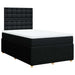 Pat box spring cu saltea, negru, 120x200 cm, textil - WALTI WALTI